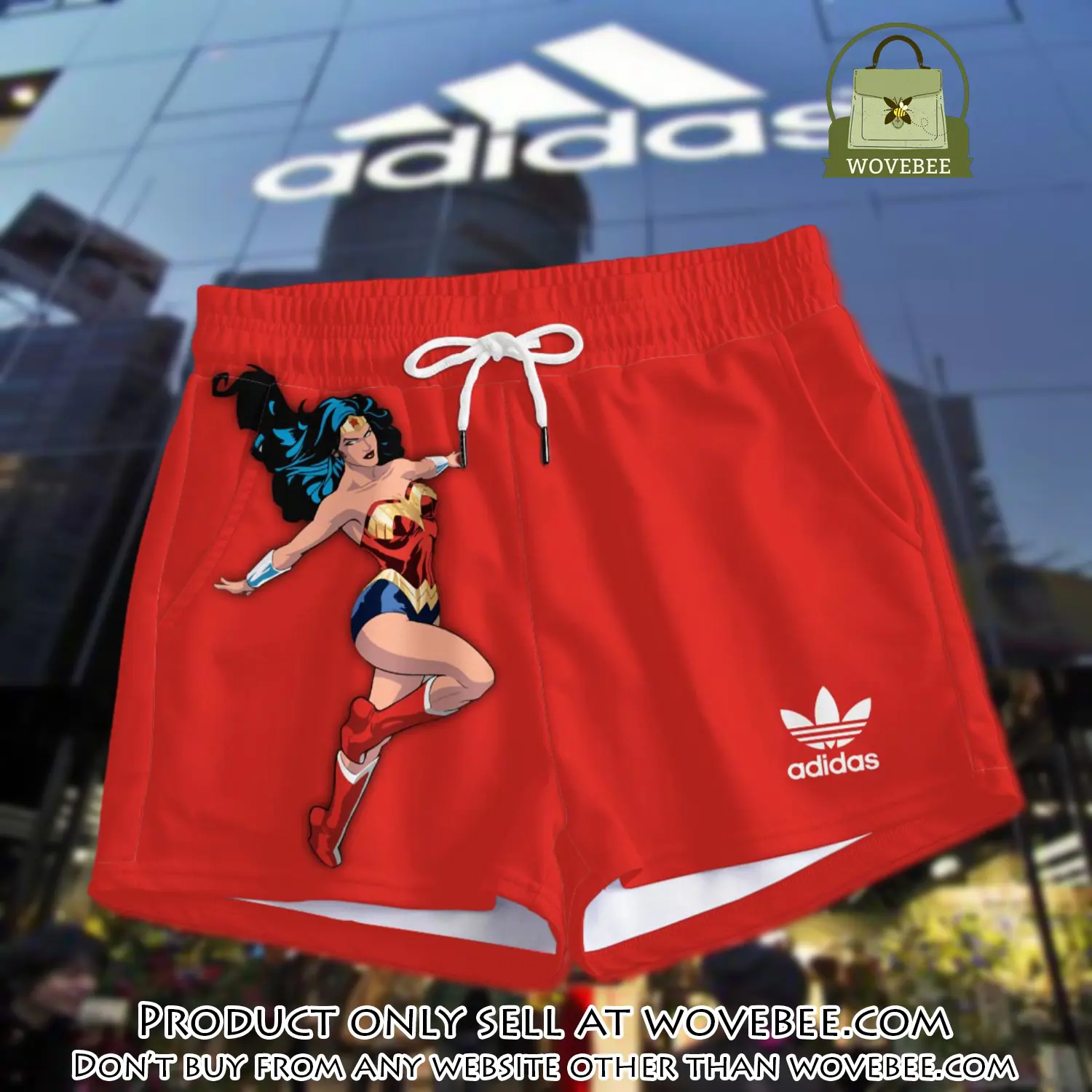 Premium wonder woman in adidas women shorts lady beach shorts wms1071 wvb1418705